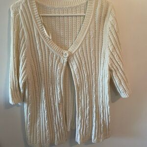 Cream color sweater size 2x